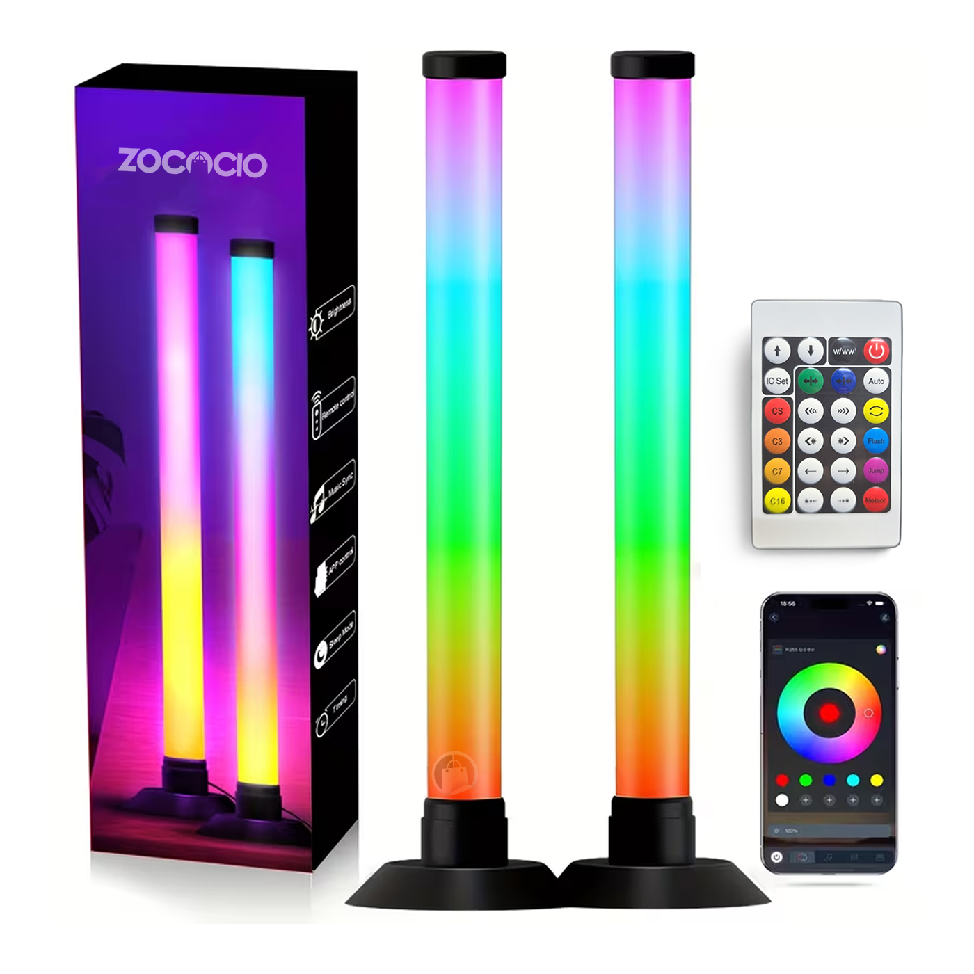 2 Barras De Luz Rgb Led Inteligente